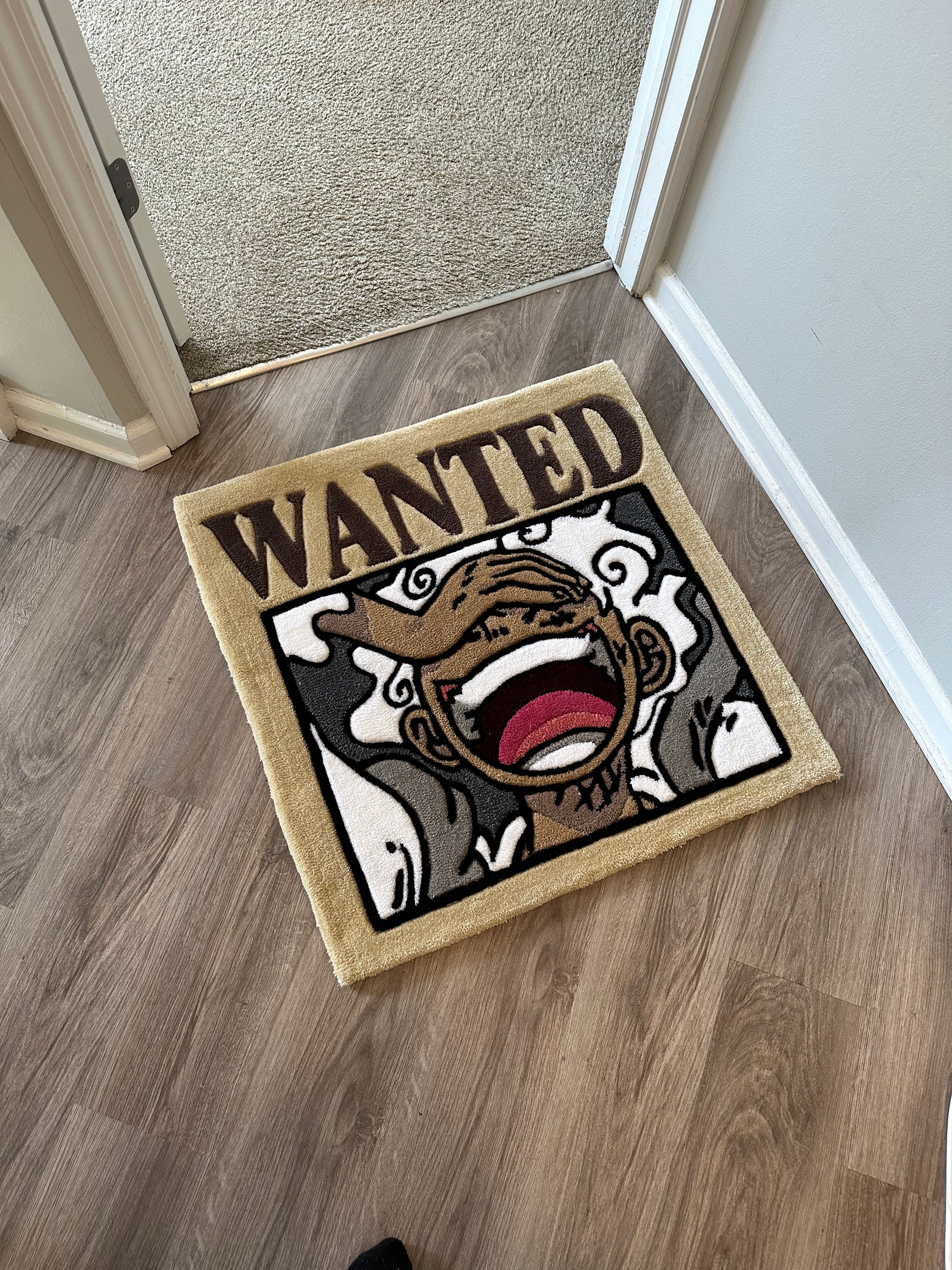 gear 5 luffy rug 5th Gear Wanted Pirate – Rugshub