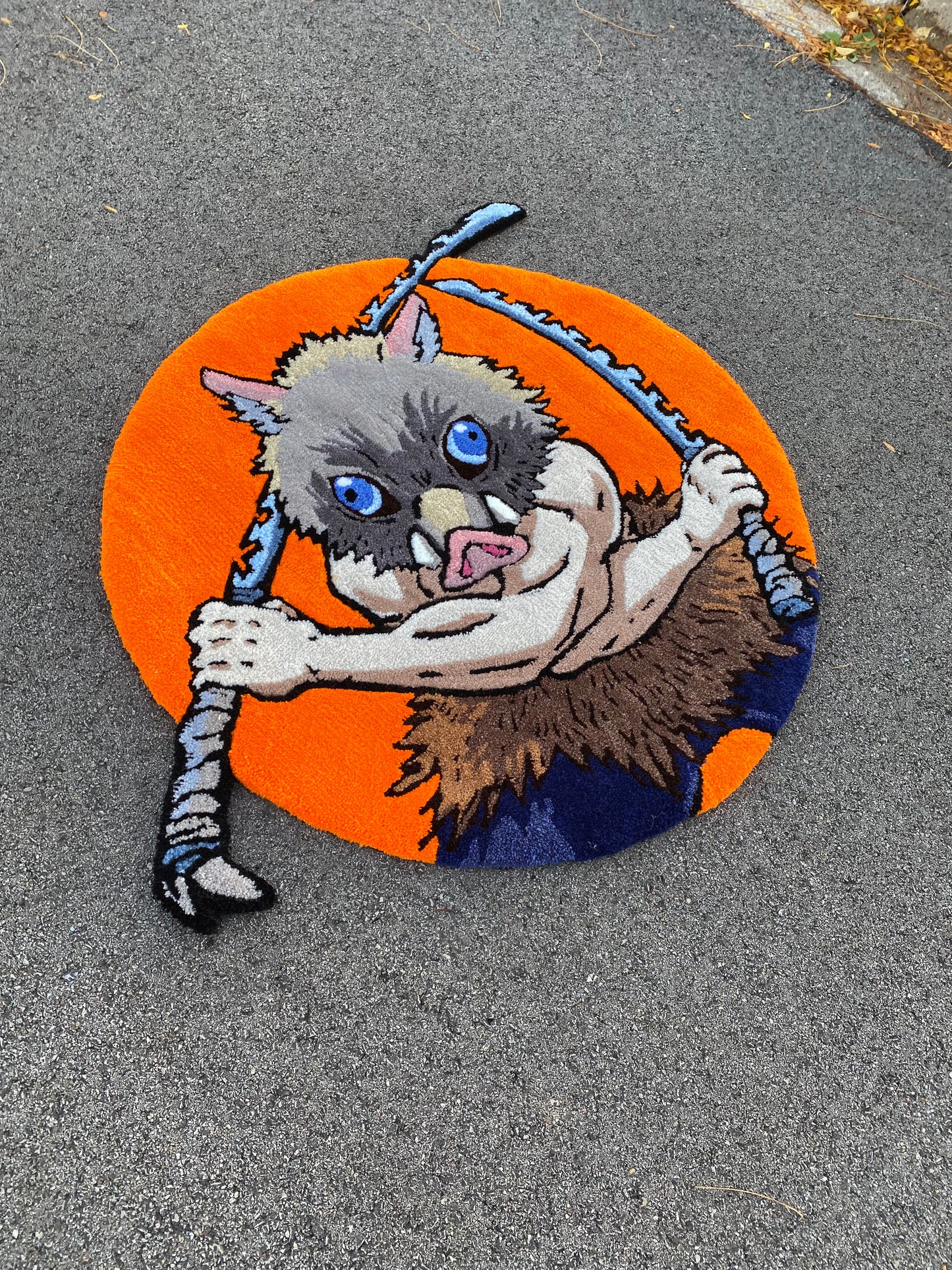 Boar Man Anime Rug