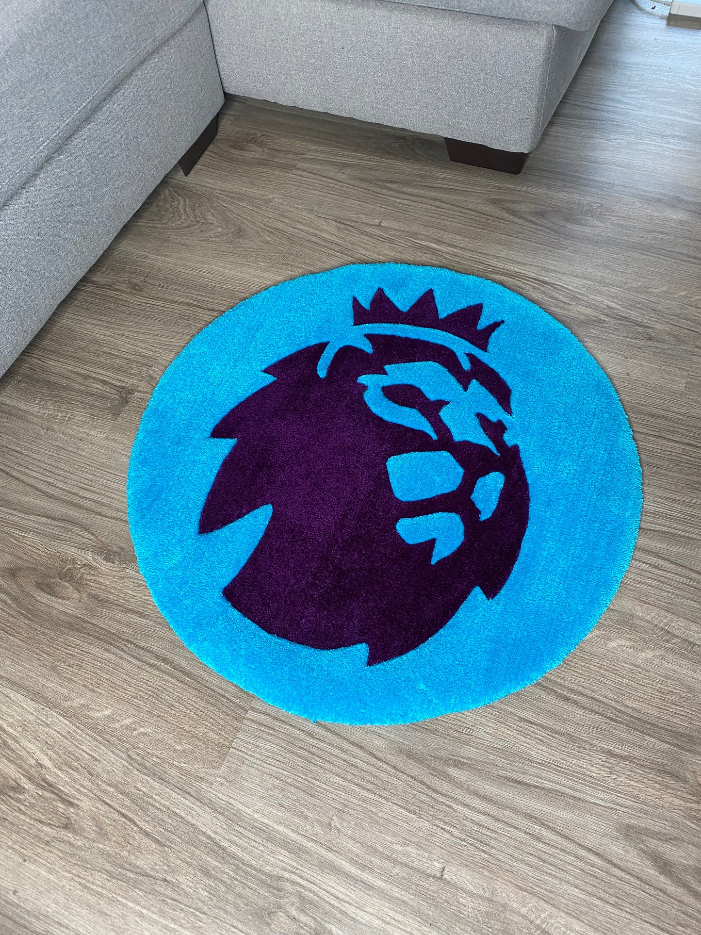 Soccer League Lion Rug