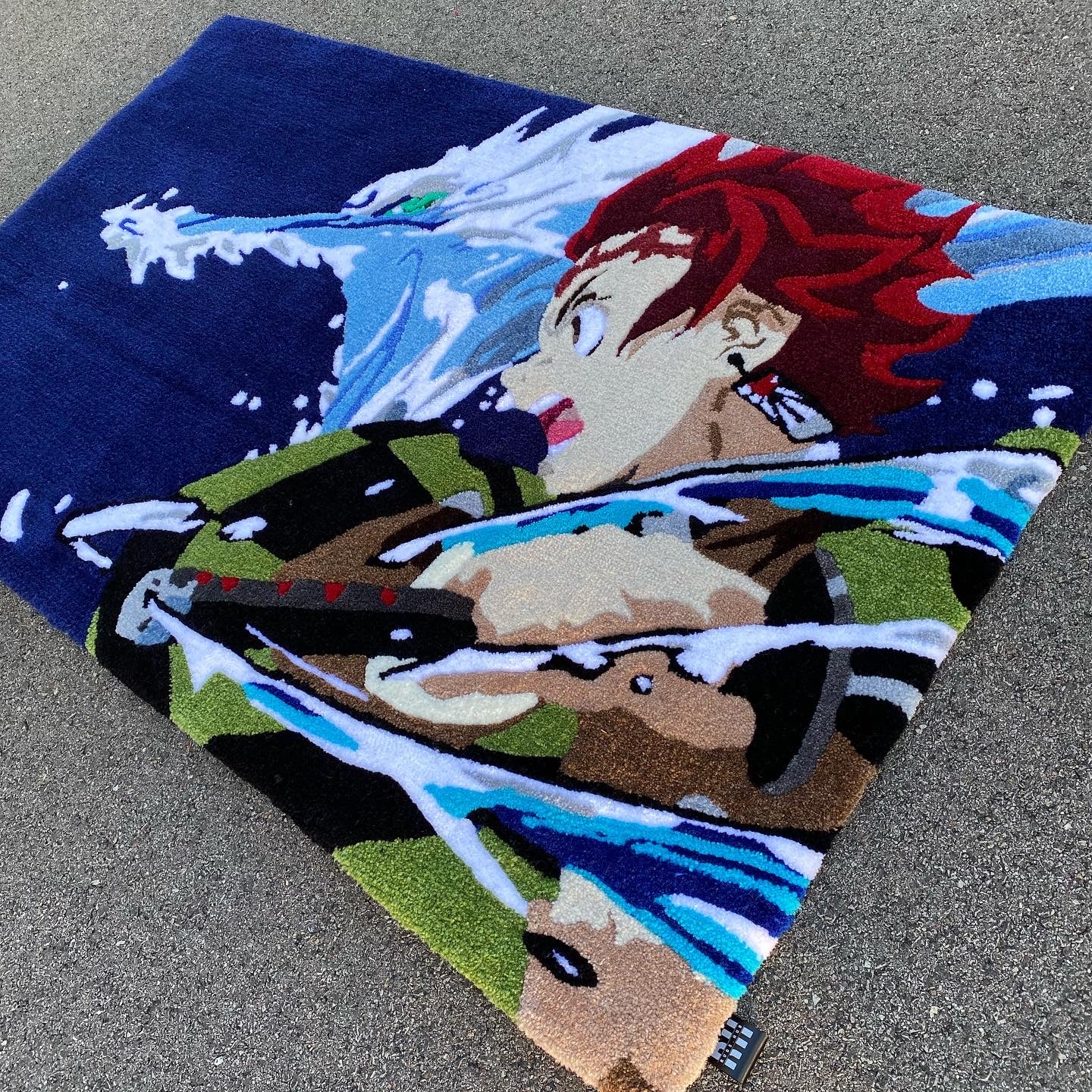 Red Hair Anime Rug