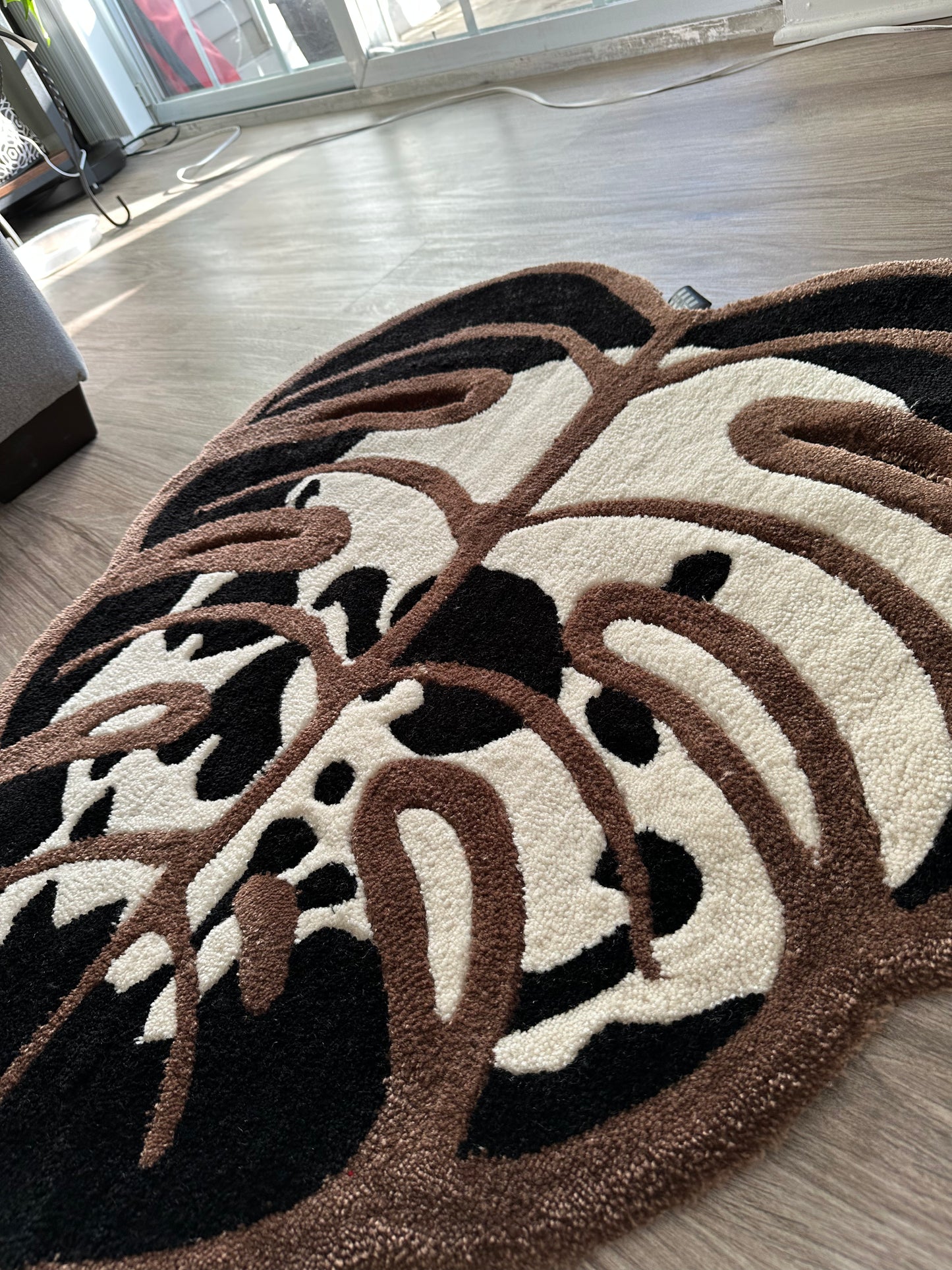 Skull Leaf Rug