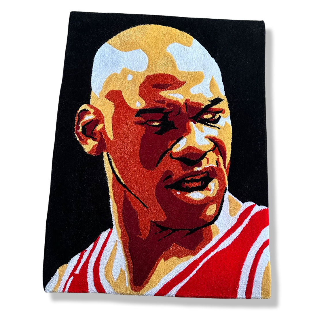 Michael Jordan Portrait Rug