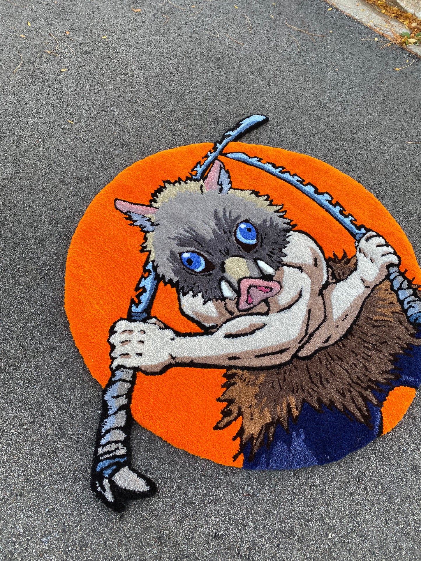 Boar Man Anime Rug