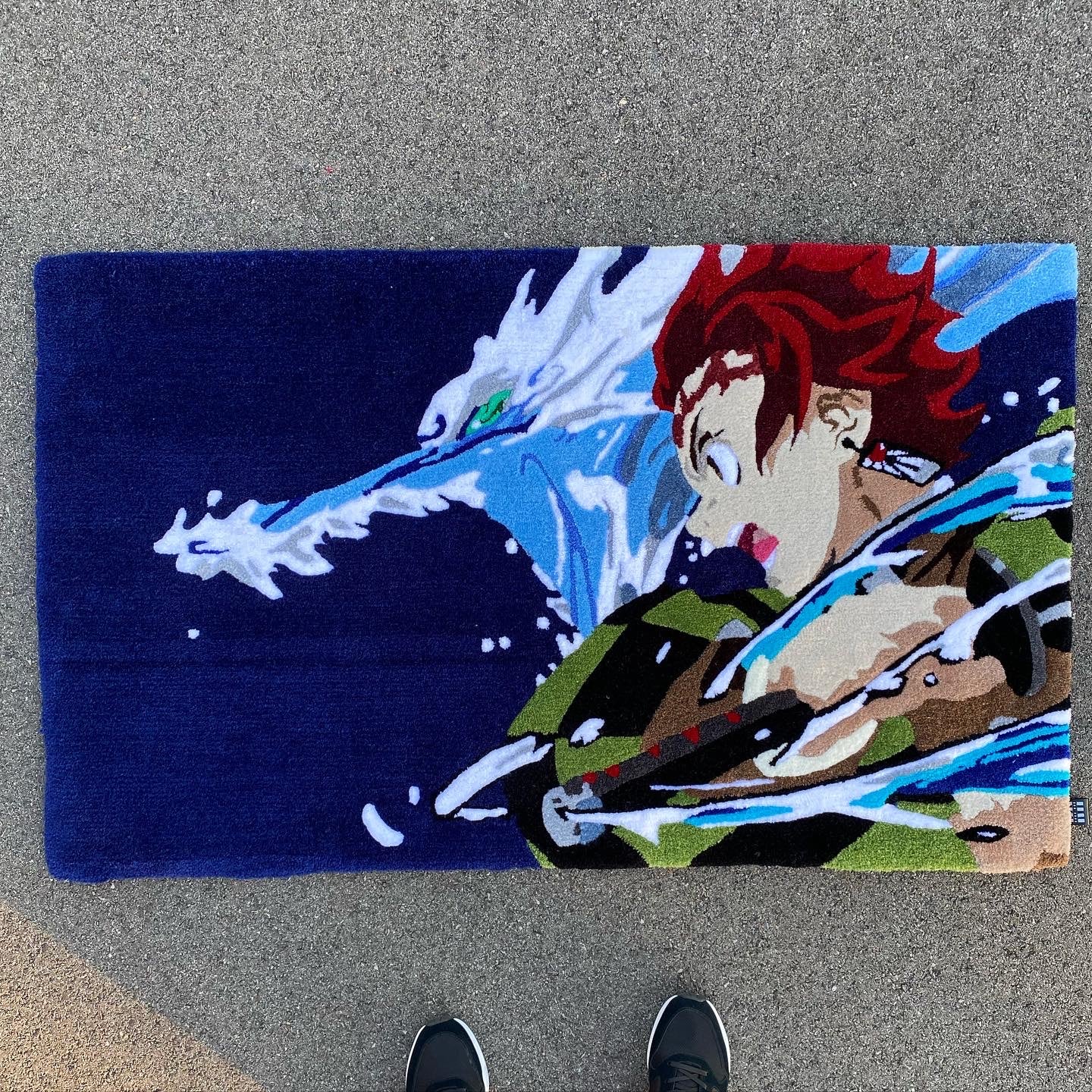 Red Hair Anime Rug