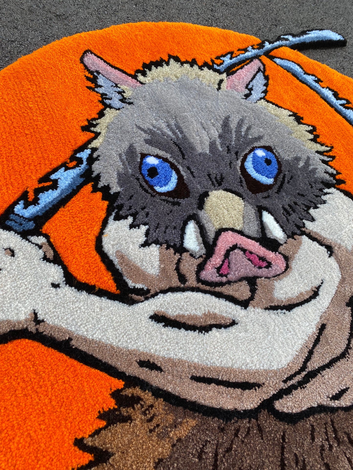 Boar Man Anime Rug