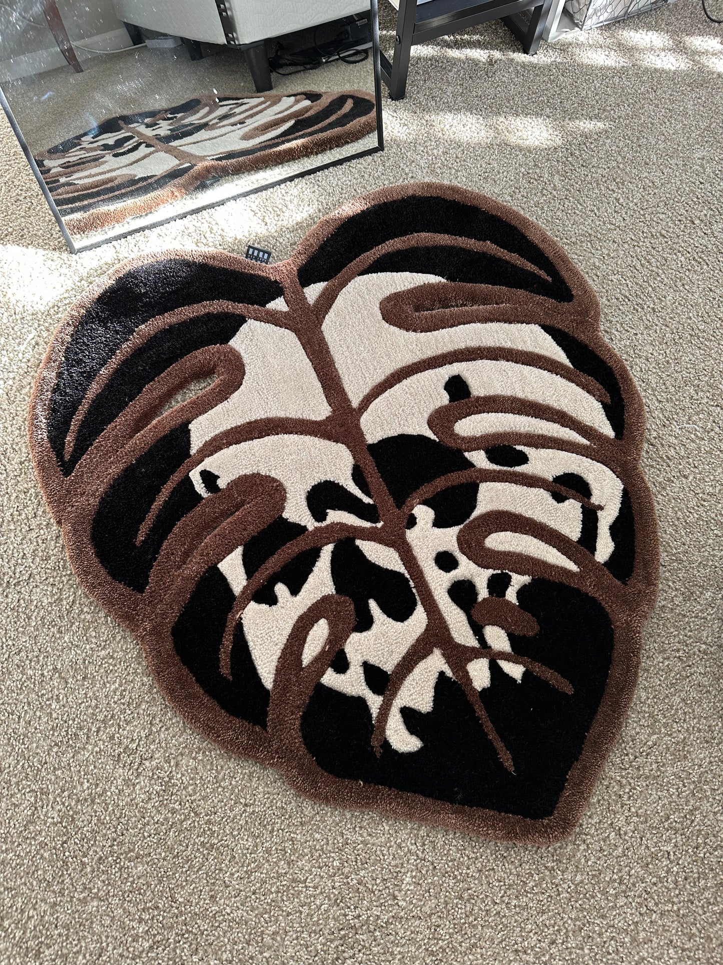 Skull Leaf Rug